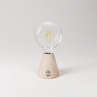 Lampe portable et rechargeable Cabless01 avec ampoule - personnalisable (min 20 pièces)