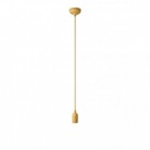 Suspension colorée en silicone avec câble textile