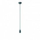 Suspension colorée en silicone avec câble textile
