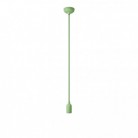 Suspension colorée en silicone avec câble textile
