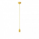 Suspension colorée en silicone avec câble textile