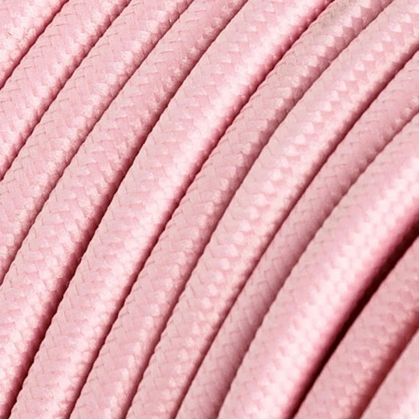 Suspension colorée en silicone avec câble textile