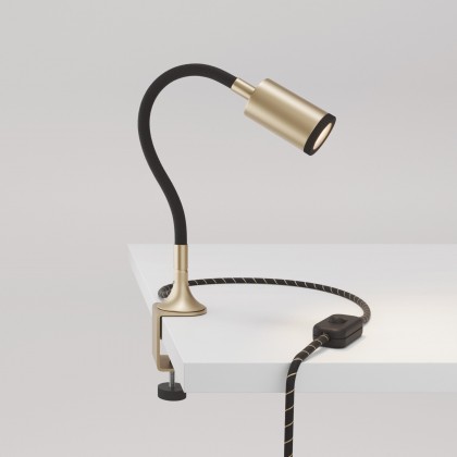 Spot orientable MAG-Y avec pince - Bronze satiné