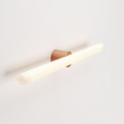 Lampe en métal pour mur ou plafond avec ampoule LED linéaire S14d