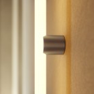 Lampe en métal pour mur ou plafond avec ampoule LED linéaire S14d