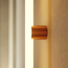 Lampe en métal pour mur ou plafond avec ampoule LED linéaire S14d