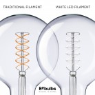 Ampoule LED Filament Blanc Globe G125 5,9W 500Lm E27 2700K Dimmable - W04