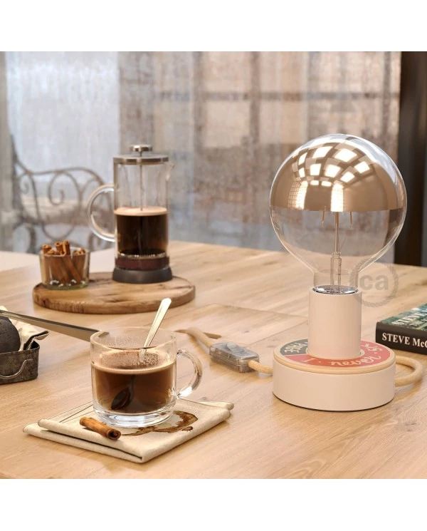 MINI-UFO en bois double-face collection READING BALLSH*T, mod. PAGE + SCENT OF PAPER