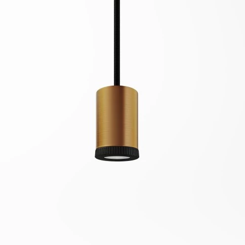 Mini spot Spotlight LED GU1d0 Cuivre satiné