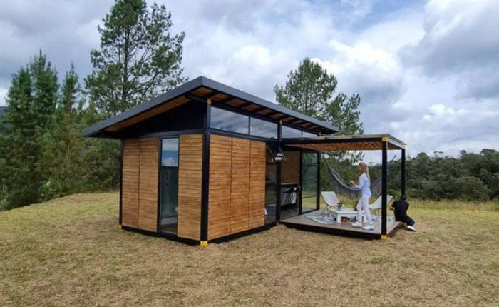 Mini casa in Colombia: piccola, ecologica e… ricca di luci - Creative Cables