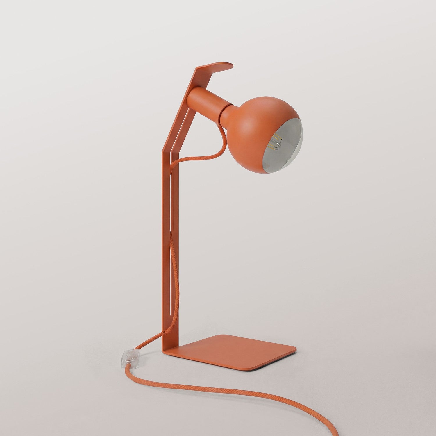 Koso Lucia - Lampada da tavolo con spina UK - Arancione