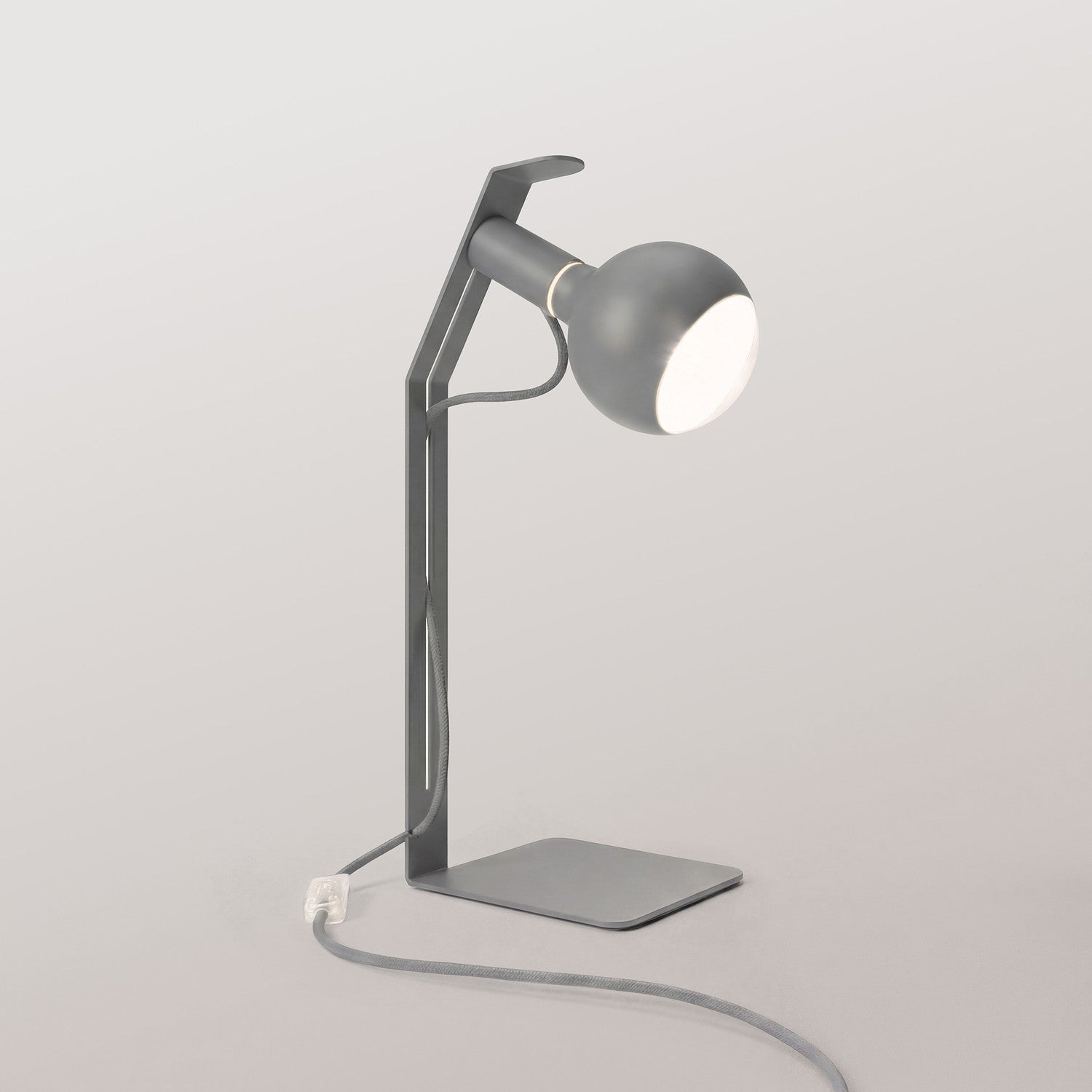 Koso Lucia - Lampada da tavolo con spina UK - Grigio