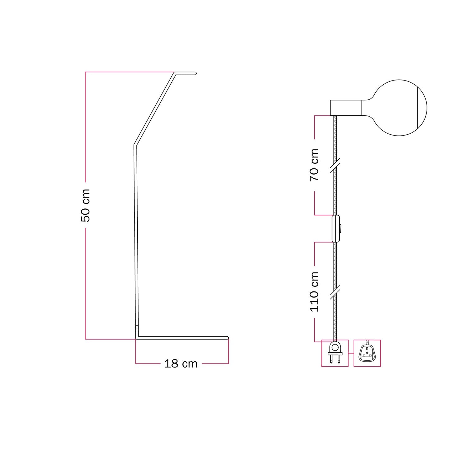 Koso Lucia - Lampada da tavolo - Verde