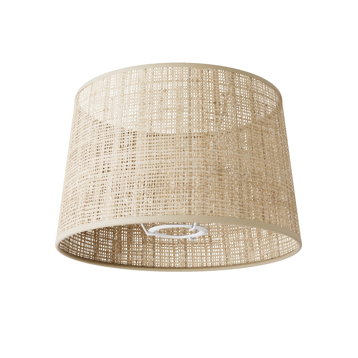 Paralume Athena con attacco E27 per lampada da tavolo o da terra - Made in Italy - Raphia