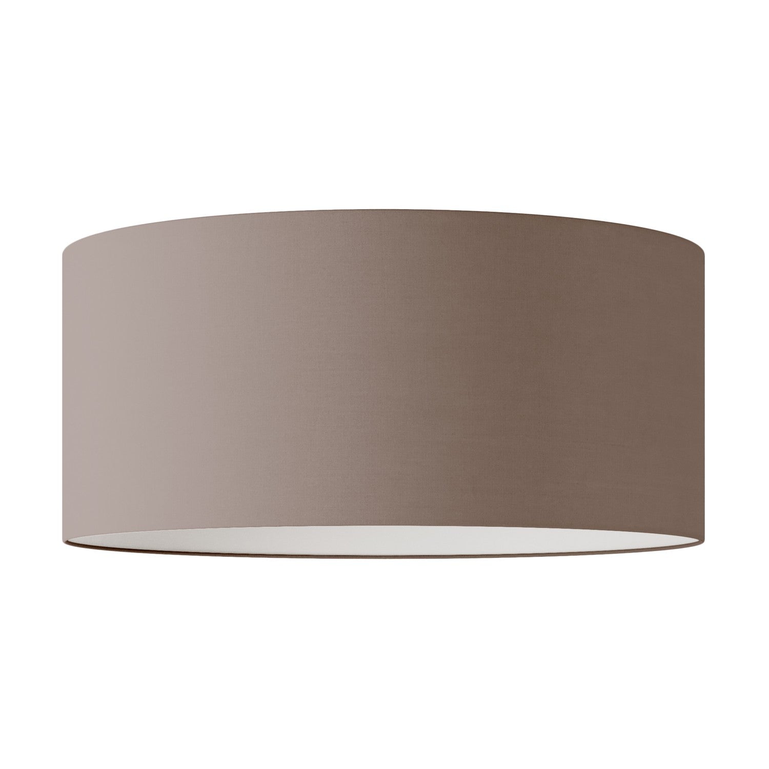 Paralume Cilindro XXL in tessuto con attacco E27 - Made in Italy - Arenal Cenere