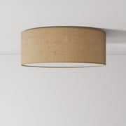 Plafoniera in tessuto Medium Slim - Made in Italy - Juta Naturale