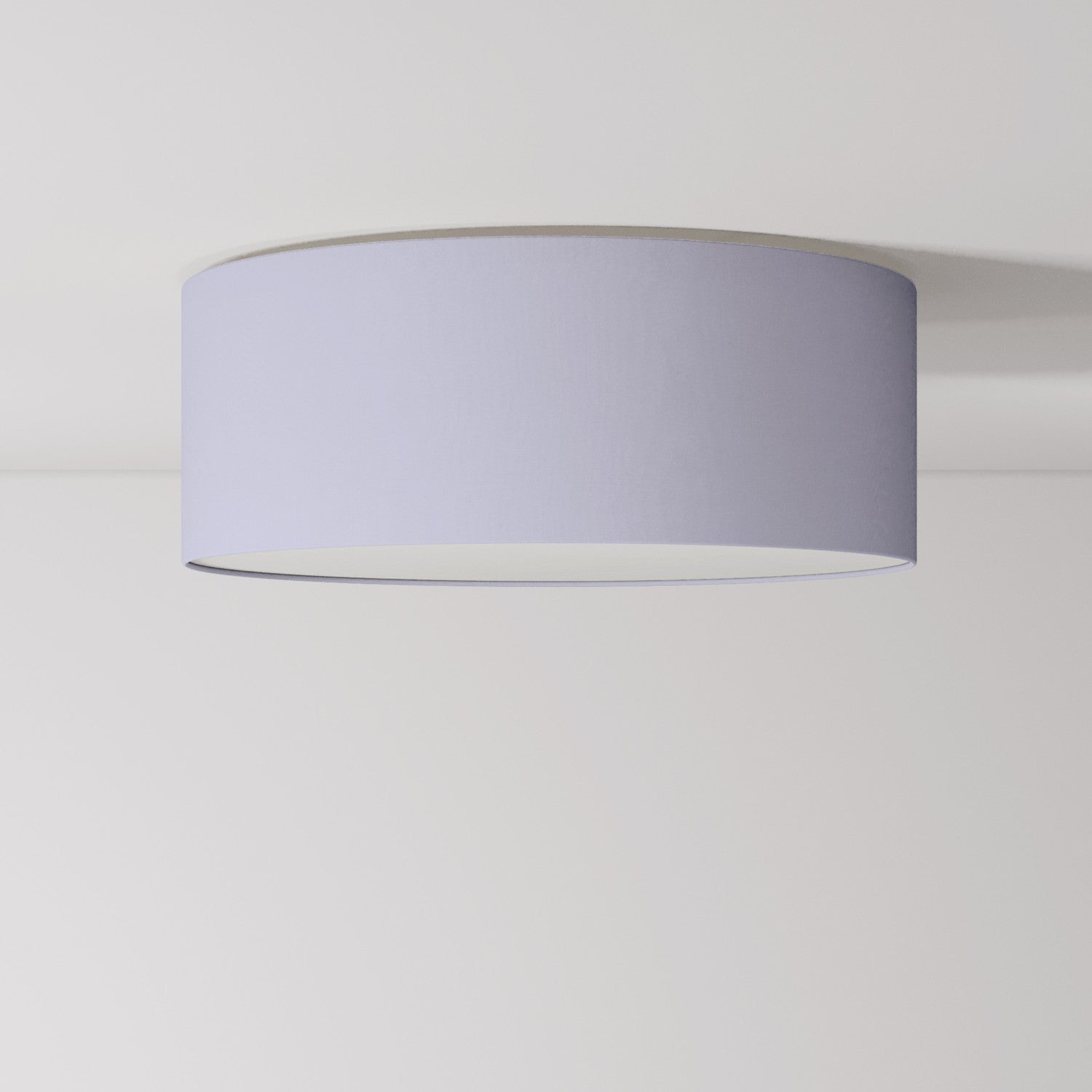 Plafoniera in tessuto Medium Slim - Made in Italy - Teletta Lilla