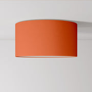 Plafoniera in tessuto Medium Cinette aragosta - Made in Italy