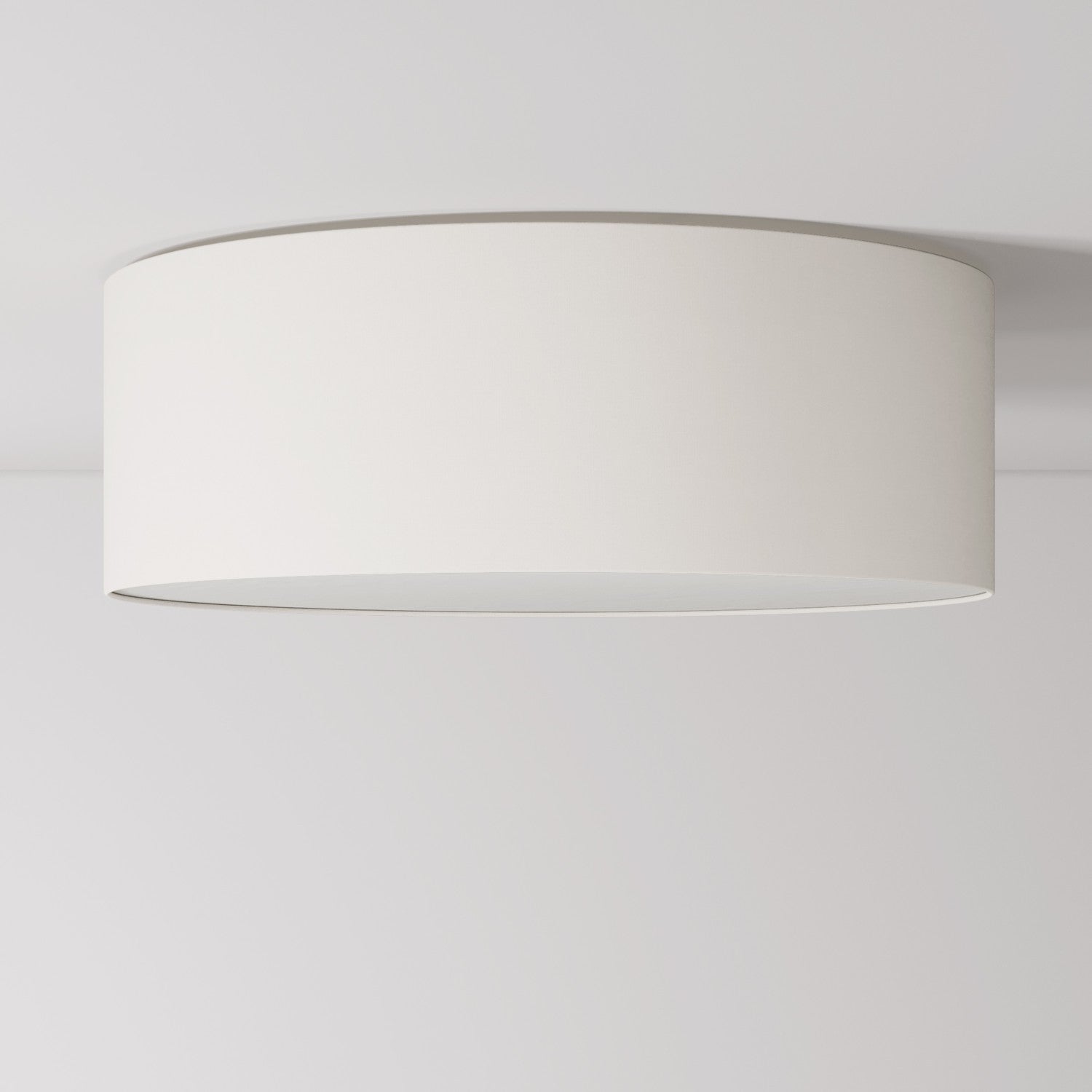 Plafoniera in tessuto Large Arenal sabbia - Made in Italy