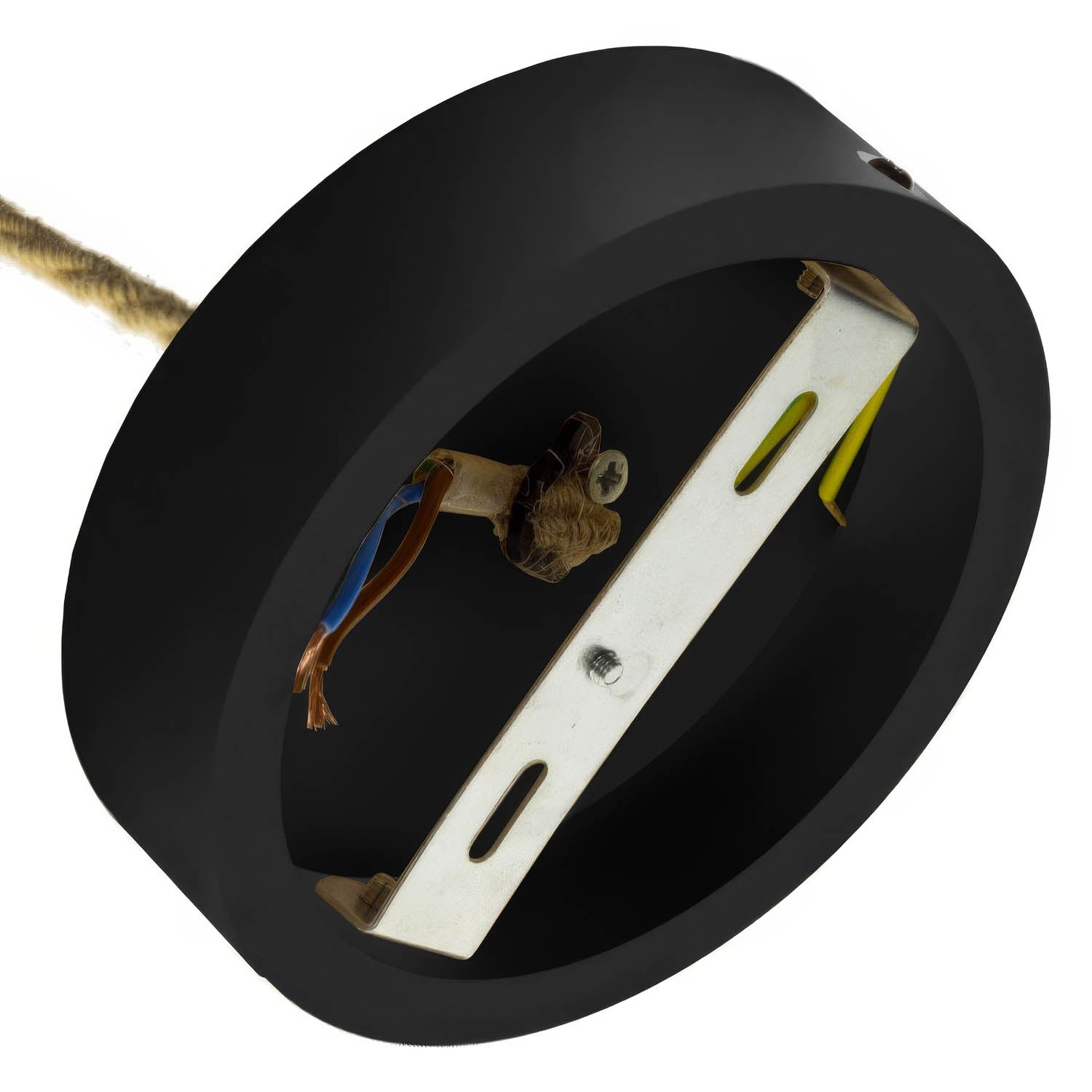 Kit rosone in legno - Nero