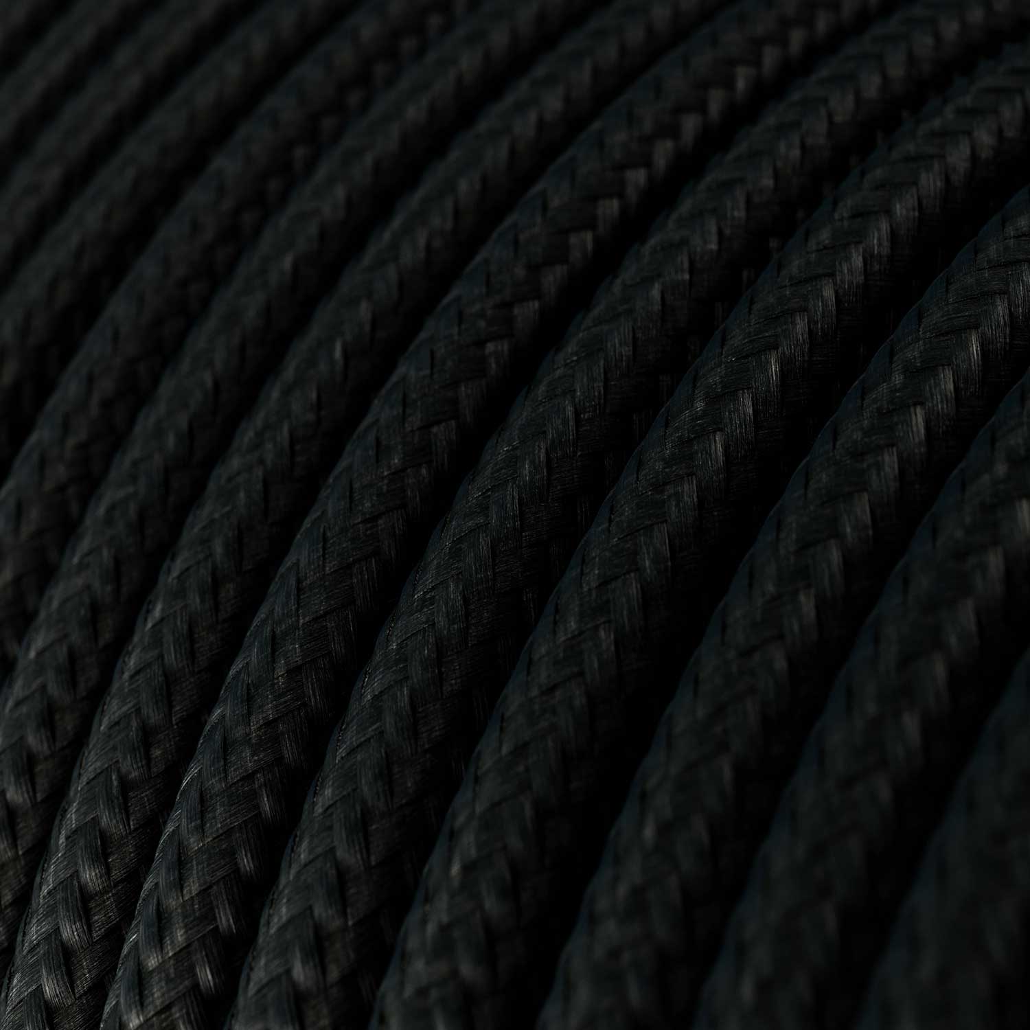 Lampada a sospensione per binari con paralume XL Ellepi - Nero