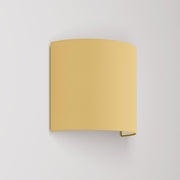 Applique Ventola con paralume in tessuto Arenal oro - Made in Italy