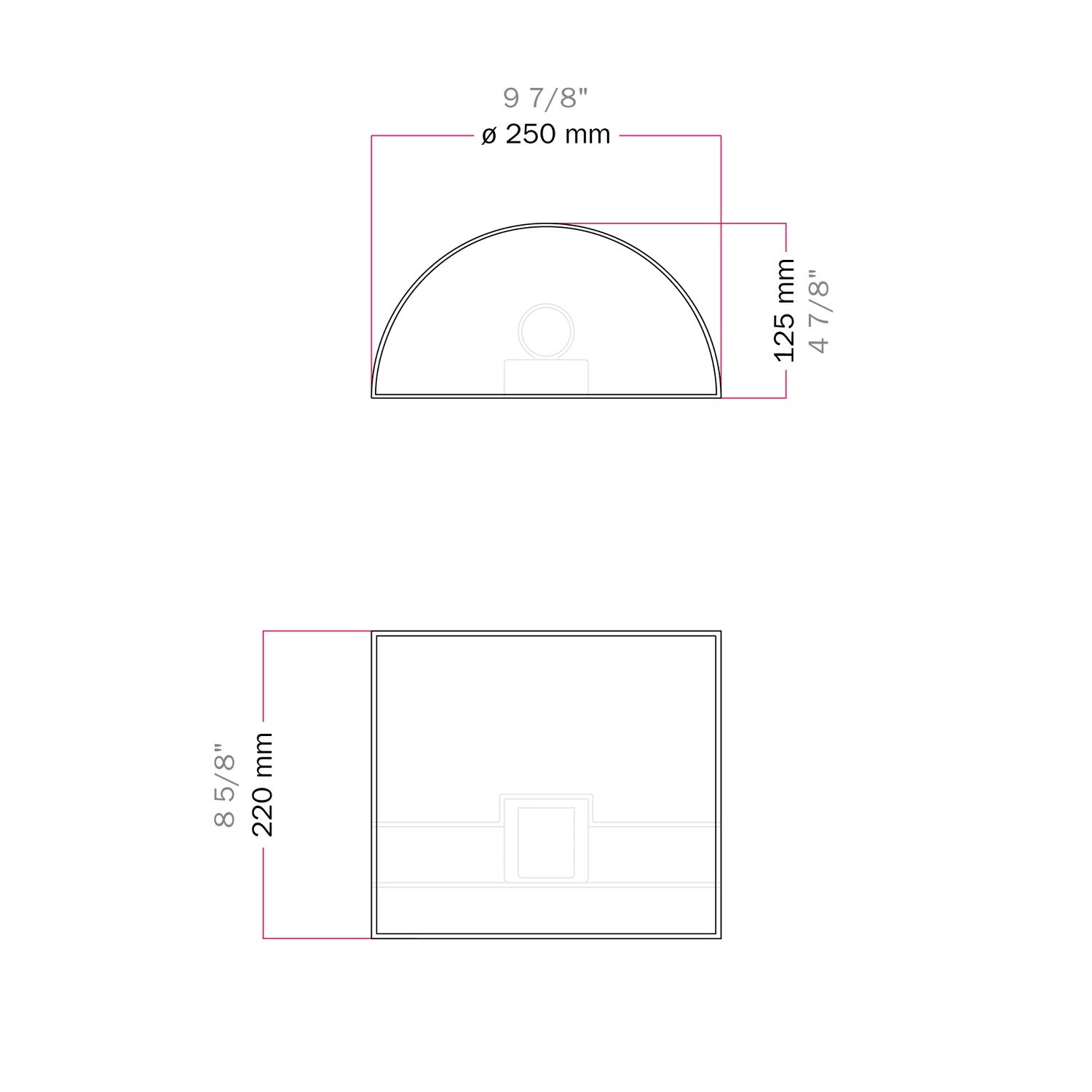 Applique Ventola con paralume in tessuto Arenal sabbia - Made in Italy