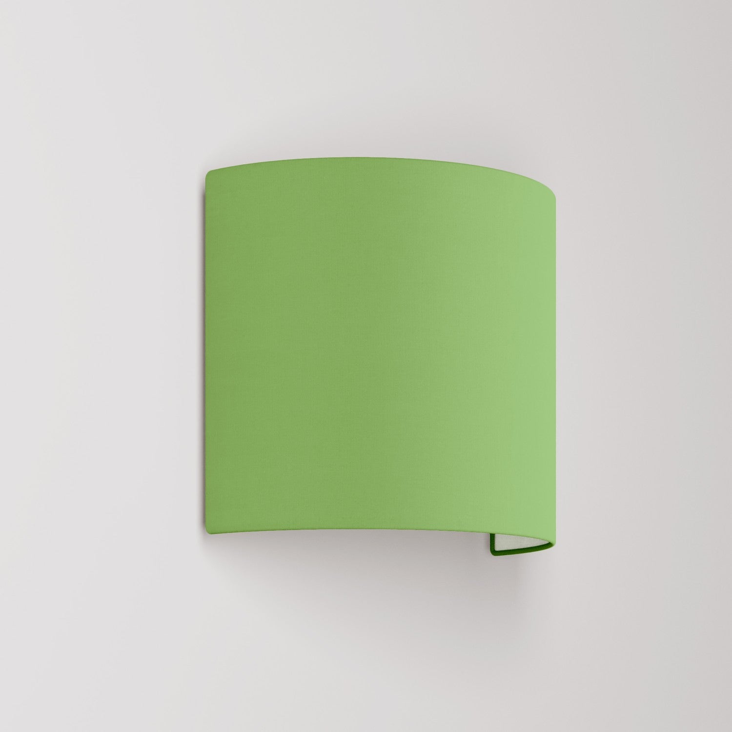 Applique Ventola con paralume in tessuto Cinette verde pistacchio - Made in Italy