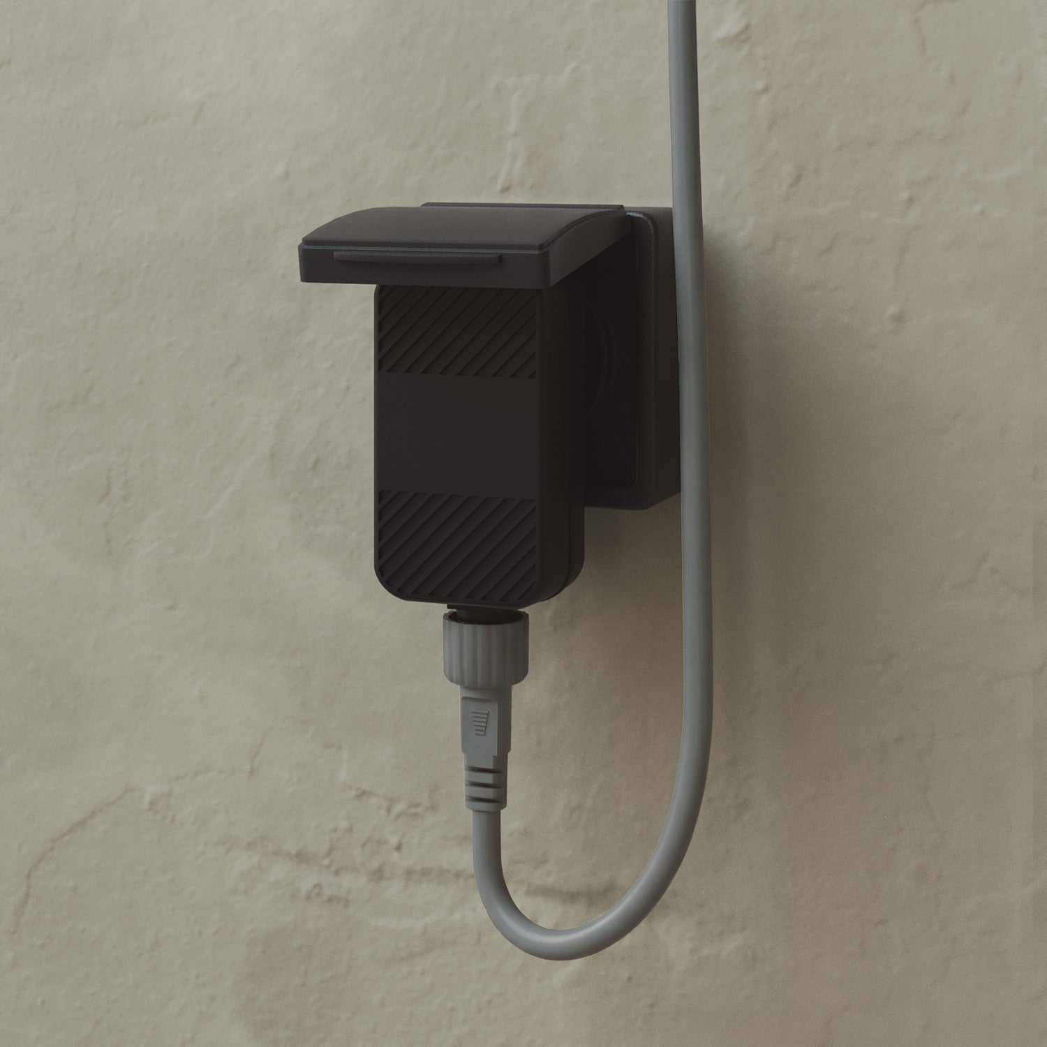 Catena luminosa 4 punti luce da esterno IP67 Grigio - Marina4 Cherry 140 cm
