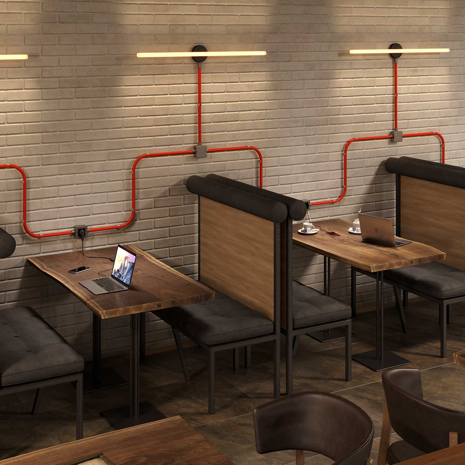 Clip fascetta fissatubo in metallo bianco per Creative - Tube - Creative Cables