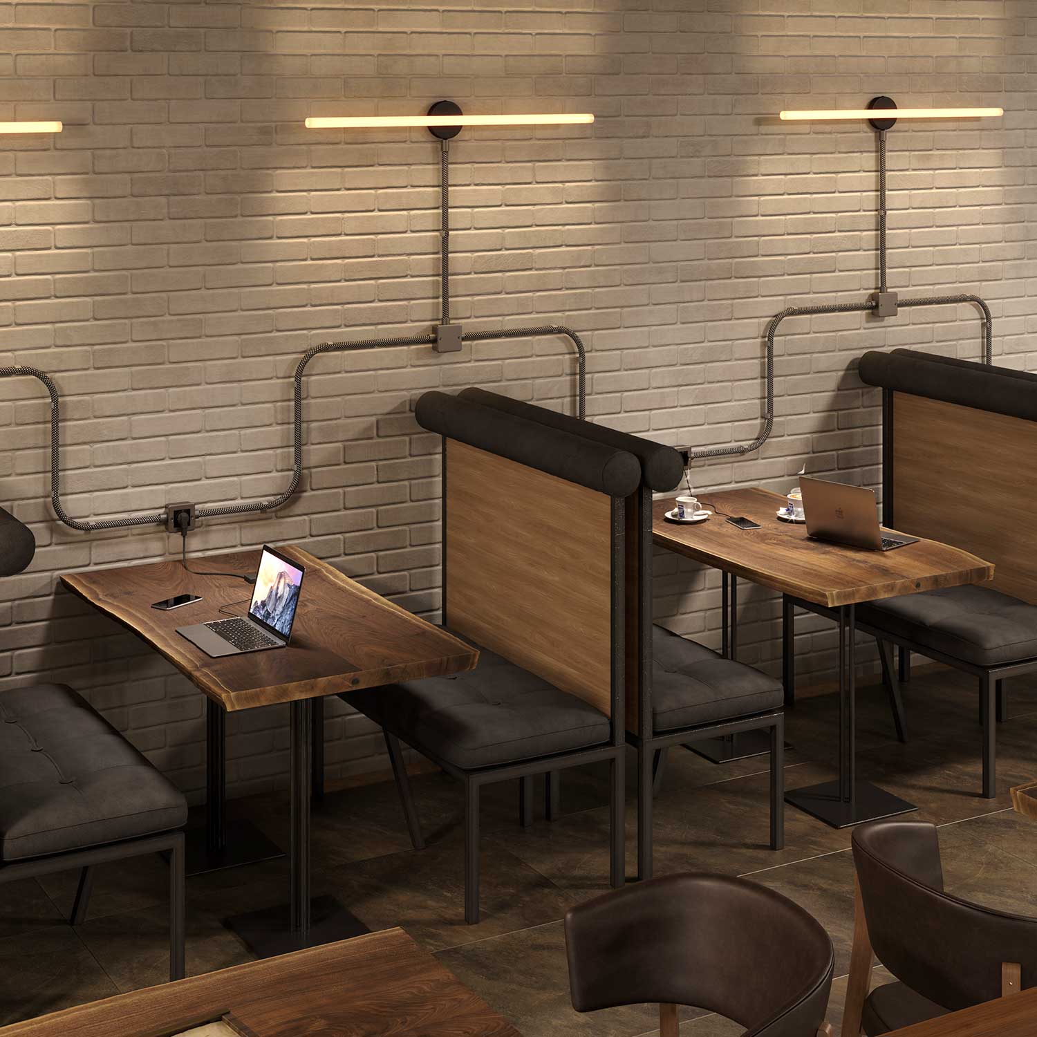 Creative - Tube, diametro 20 mm, rivestito in tessuto RT41 effetto 3D Stelle, canalina passacavi modellabile - Creative Cables