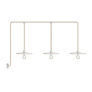 E-Snake Modulair Lampada da esterno IP65 a 3 luci con rosone e paralumi - Bianco