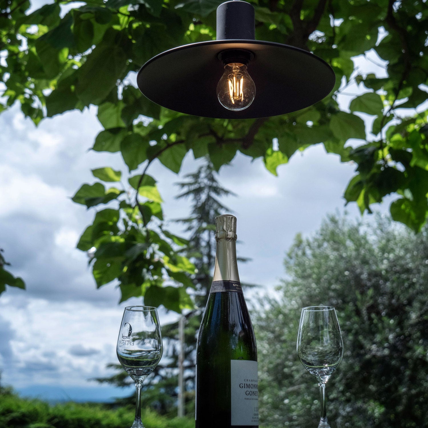 EIVA ELEGANT Kit Portalampada IP65 Outdoor in Silicone per Paralume E27 - Sistema Modulair - Bianco