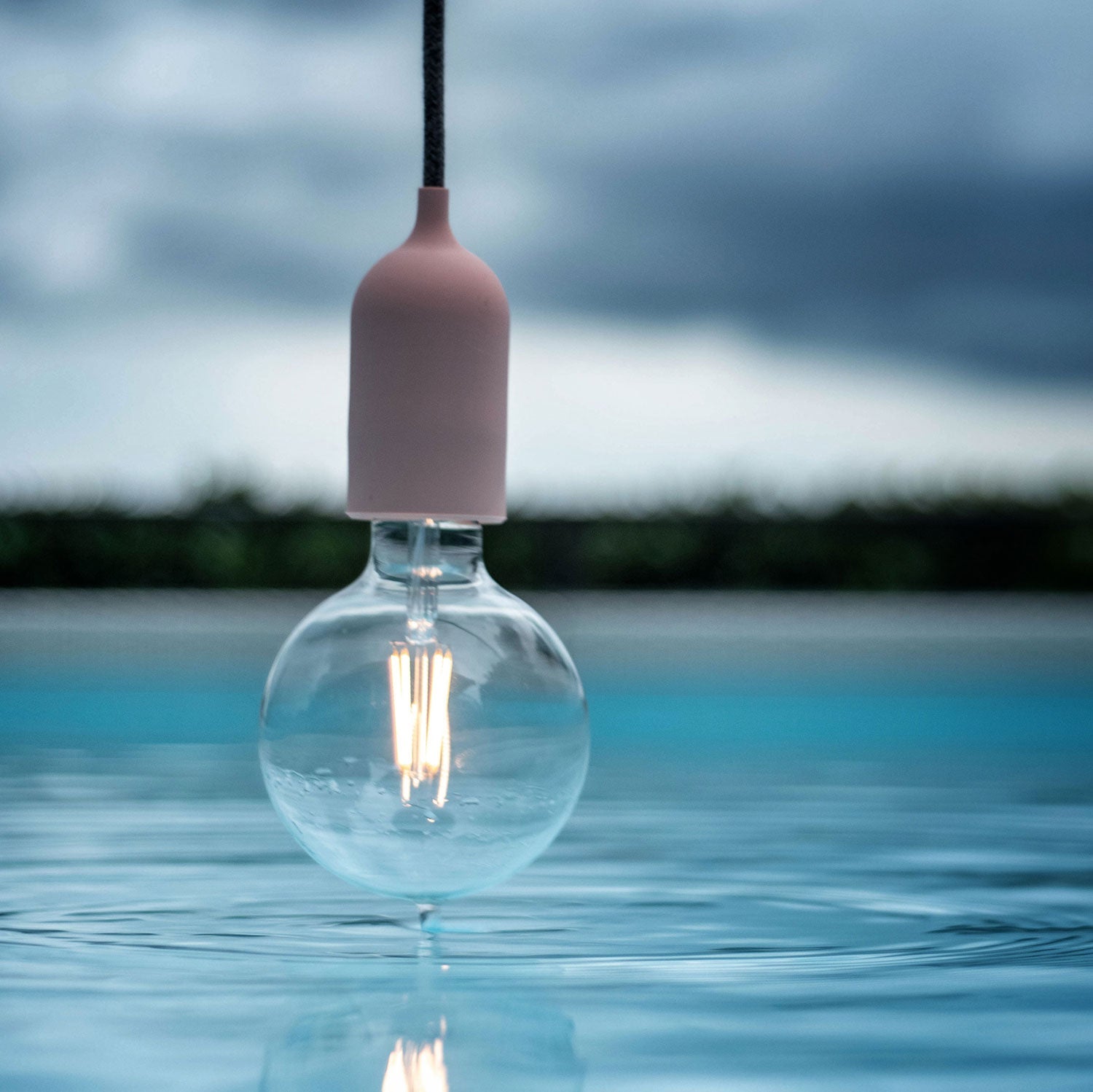 EIVA PASTEL Kit Portalampada IP65 per Esterno in Silicone E27 - Sistema Modulair - Salmone