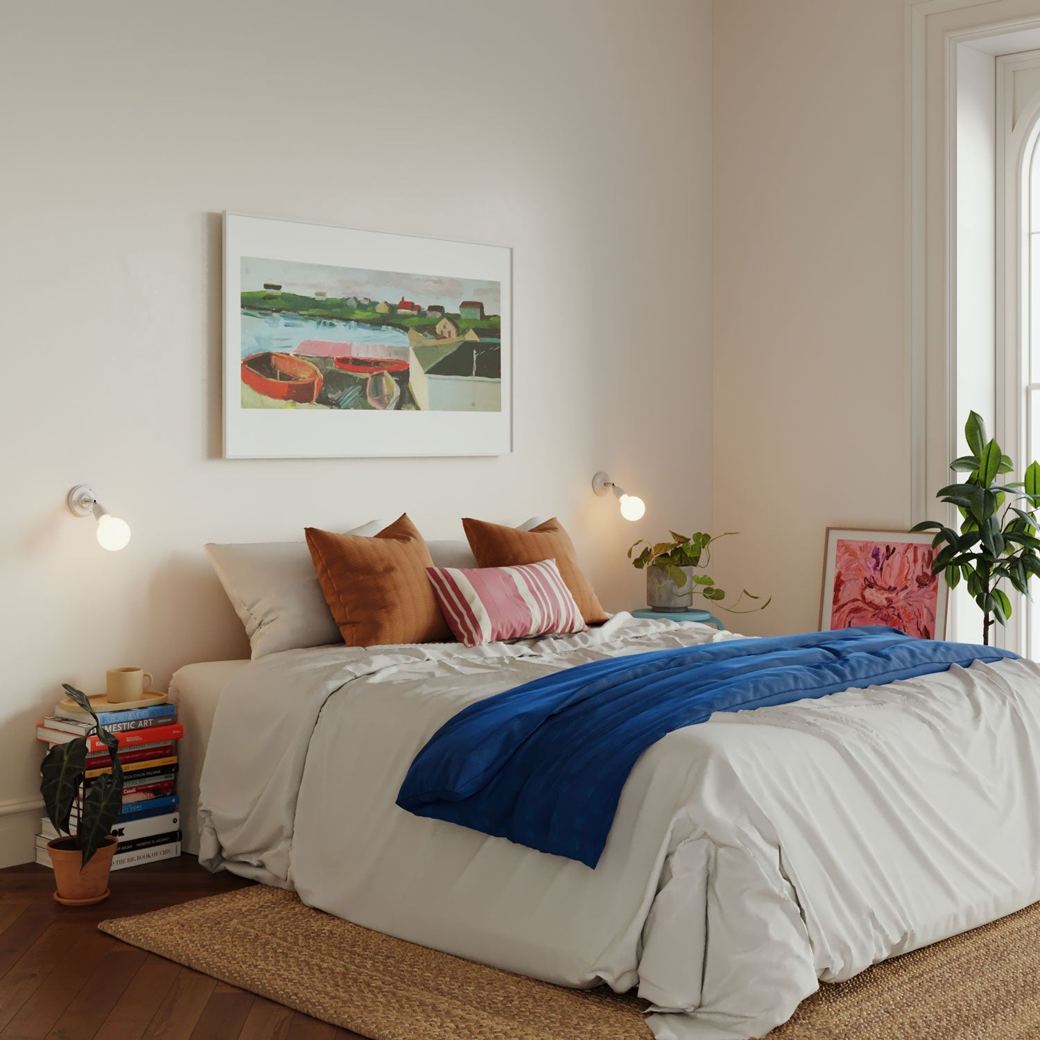 Fermaluce 90° Color, il punto luce orientabile in porcellana da parete o soffitto - Bianco - Creative Cables