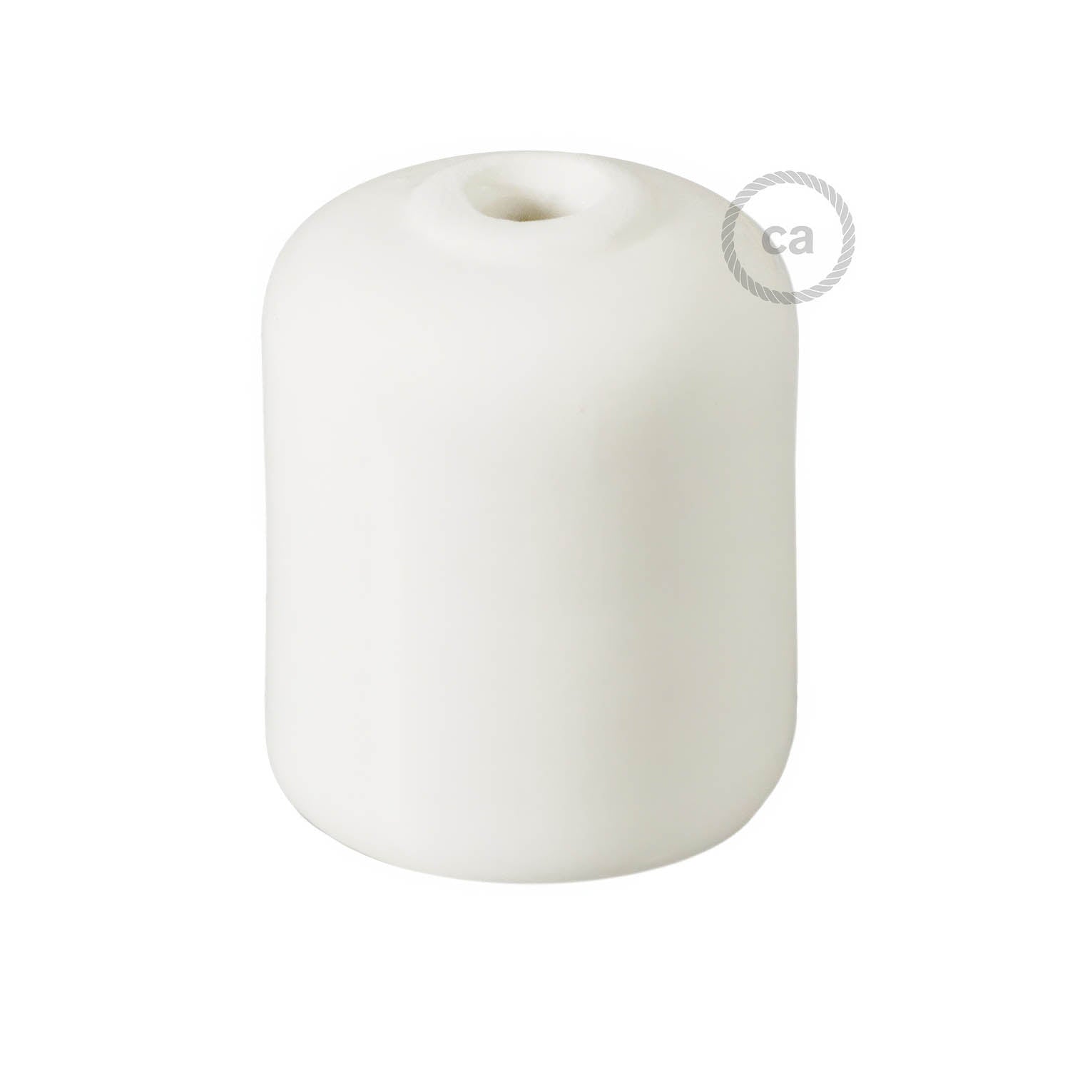Kit portalampada E27 in ceramica - Bianco - Creative Cables