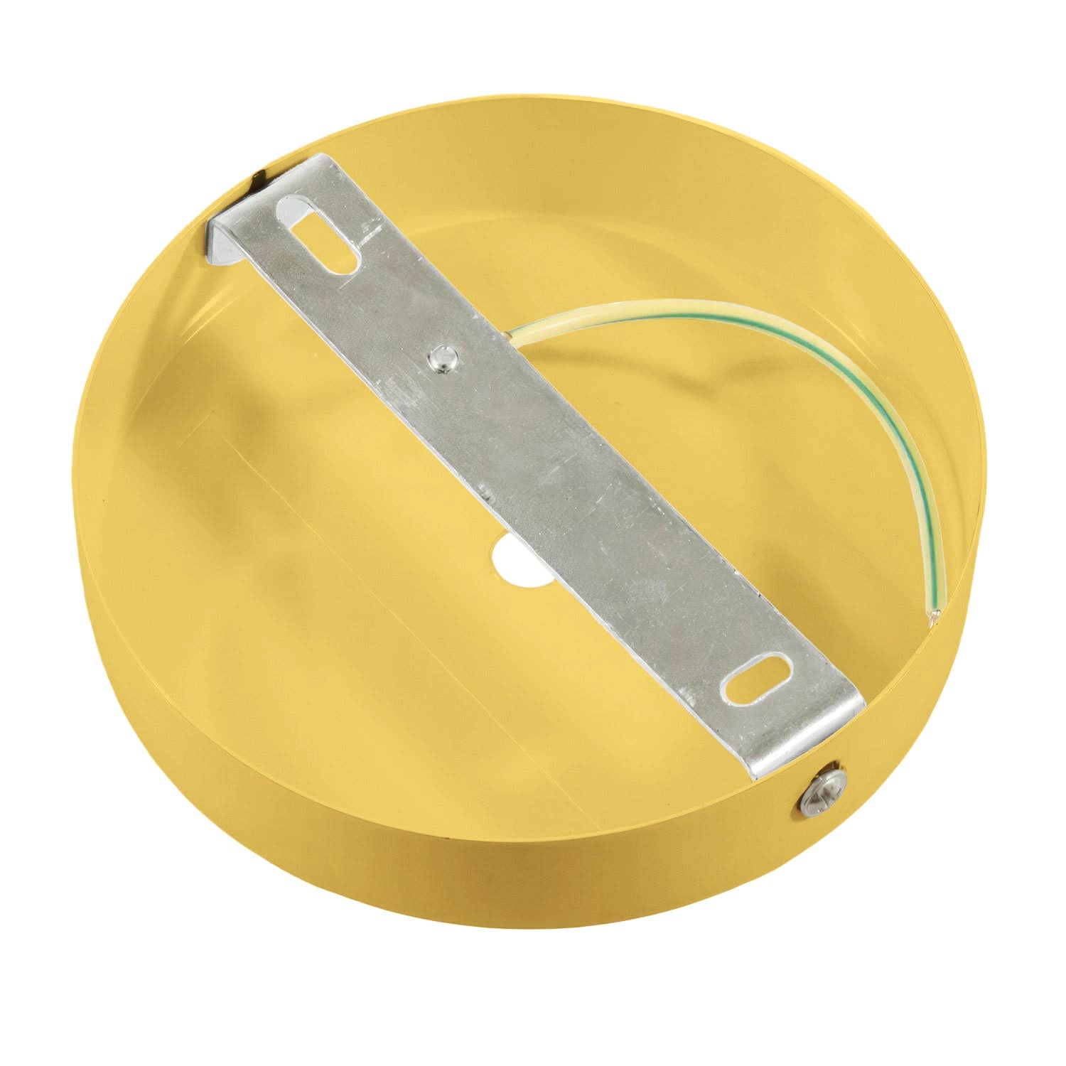 Kit rosone cilindrico in metallo - Mostarda