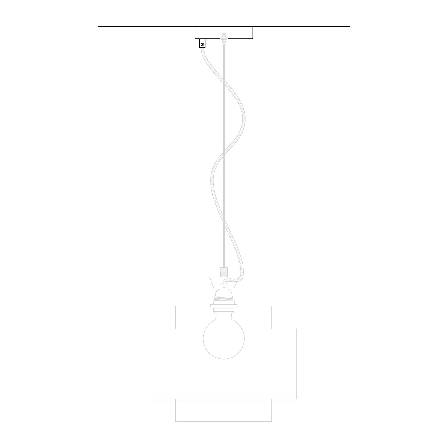 Kit rosone cilindrico in metallo Ø 120 mm a 2 fori centrali e decentrati - Bianco Opaco