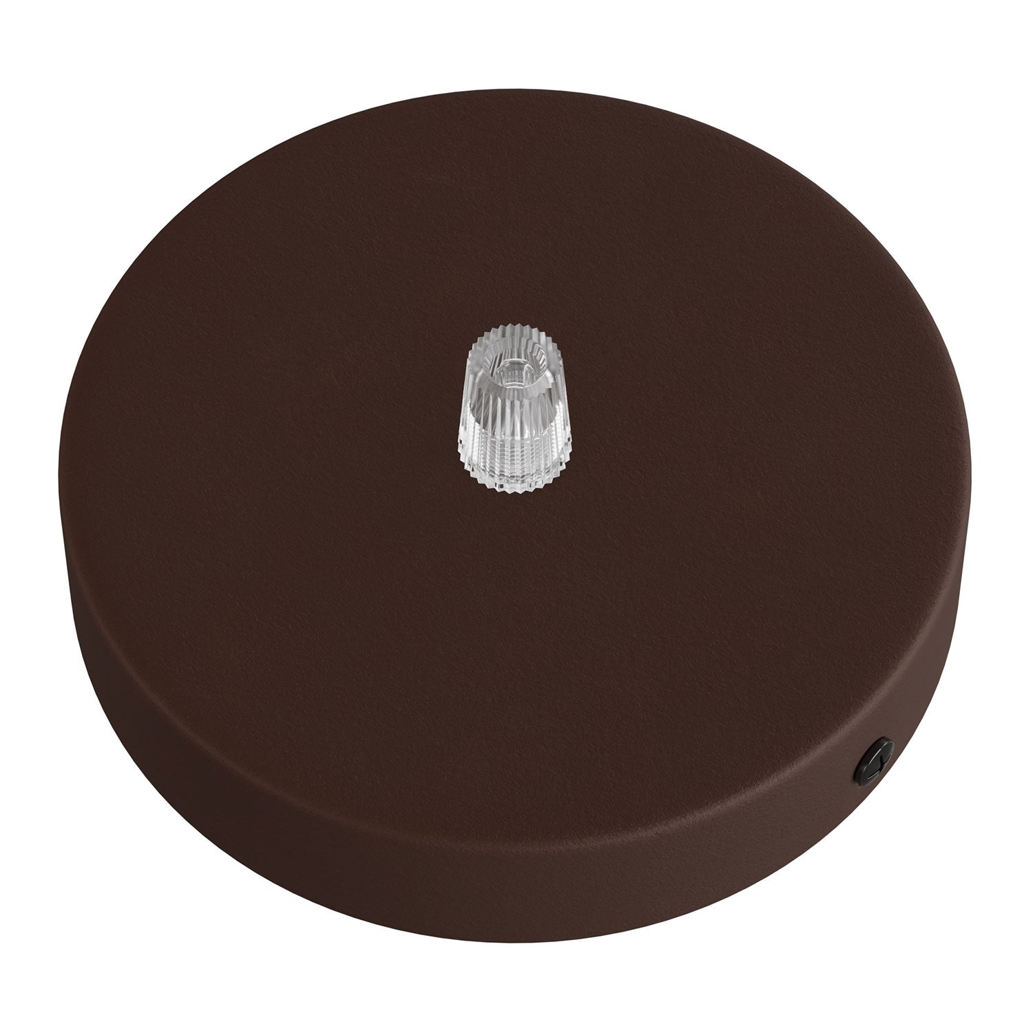 Kit rosone cilindrico in metallo - Ruggine scura verniciata - Creative Cables