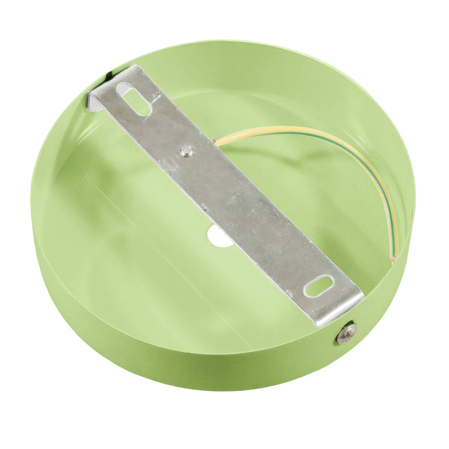 Kit rosone cilindrico in metallo - Verde prato