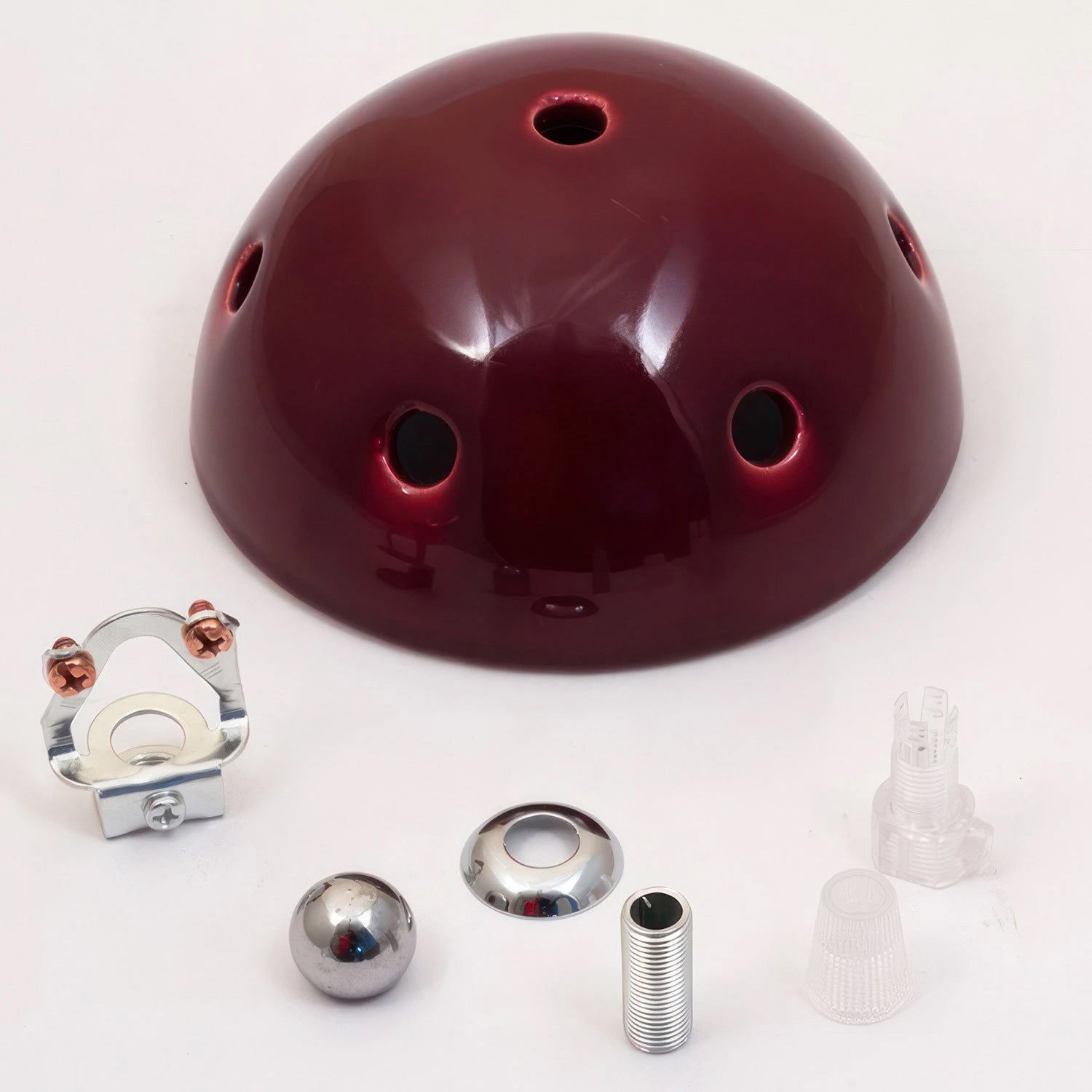 Kit rosone in ceramica a 6 fori - Bordeaux