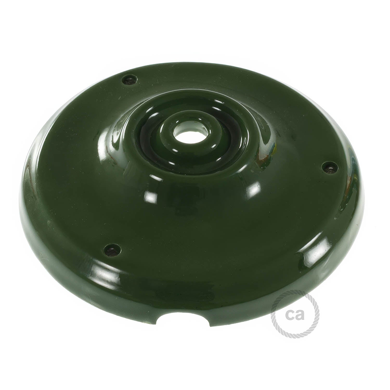 Kit rosone in porcellana - Verde