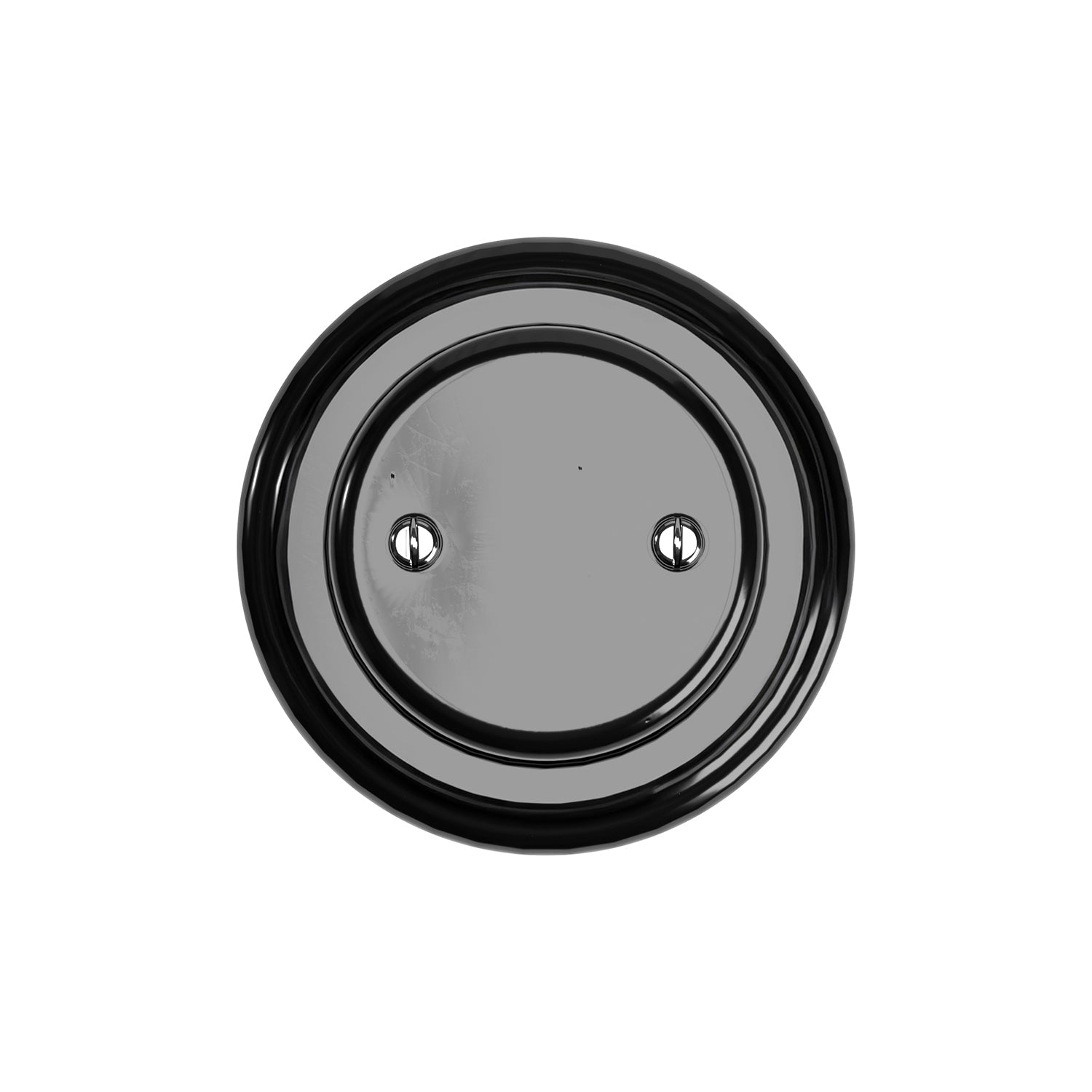 Kit scatola di derivazione e base in porcellana - Nero