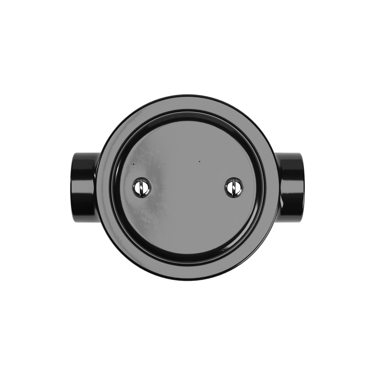 Kit scatola di derivazione e base per Creative-Tubes in porcellana - Nero 2 in linea