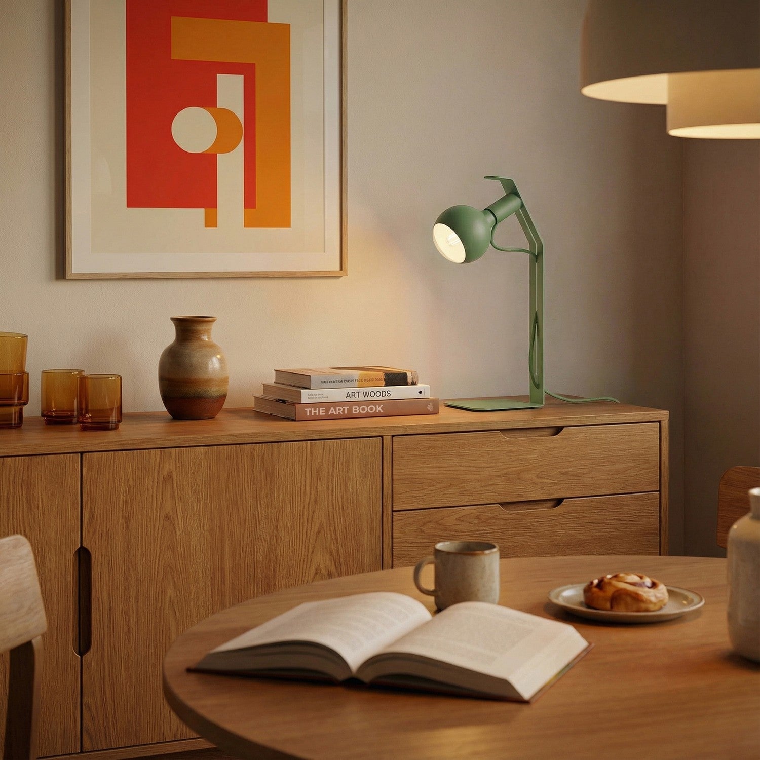 Koso Lucia - Lampada da tavolo con spina UK - Verde