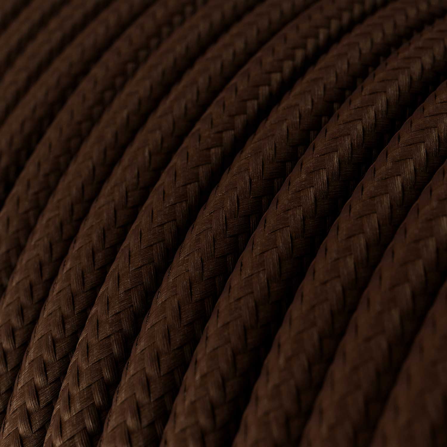 Lampada a sospensione con paralume in ceramica Piatto per binari - Effetto corten - Creative Cables