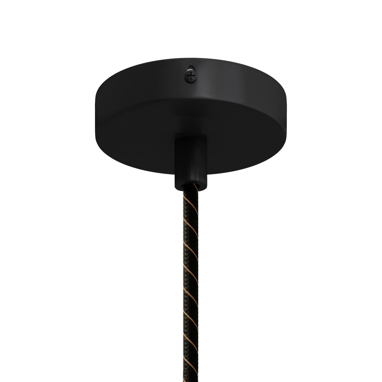 Lampada faretto a sospensione singola Mini Spotlight GU1d0 - Bronzo satinato - Creative Cables