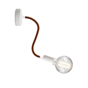 Lampada Flex 30 con lampadina Globo - Bianco opaco