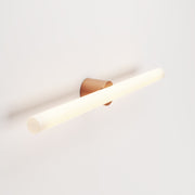 Lampada in metallo da parete o soffitto con lampadina LED lineare S14d - Rame satinato