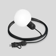 Lampada plug-in da esterno Modulair IP65 con paralume infrangibile Unbreak-a-Ball e cavo SM04